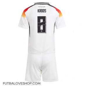 Dres Nemecko Toni Kroos #8 Domáci pre deti ME 2024 Krátky Rukáv (+ trenírky)